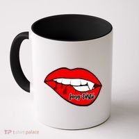 Fang Tastic Funny Vampire Lips Coffee Mug thumb 0