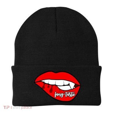 Fang Tastic Funny Vampire Lips Beanie