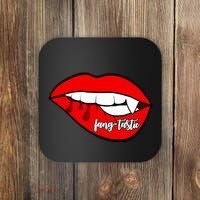 Fang Tastic Funny Vampire Lips Coaster thumb 0