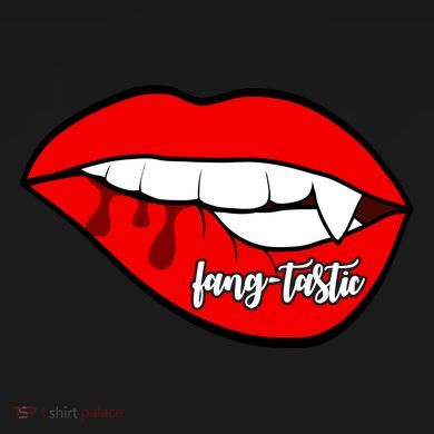 Fang Tastic Funny Vampire Lips 16 in Basic Backpack