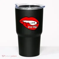 Fang Tastic Funny Vampire Lips Tumbler thumb 0