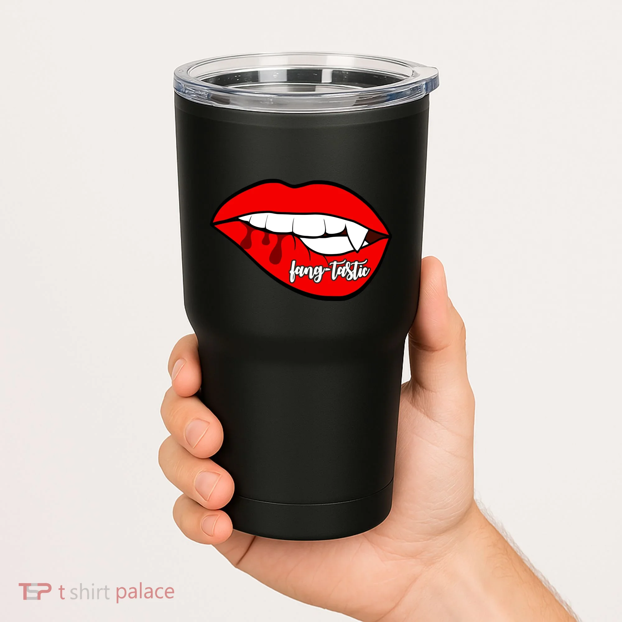 Fang Tastic Funny Vampire Lips Tumbler
