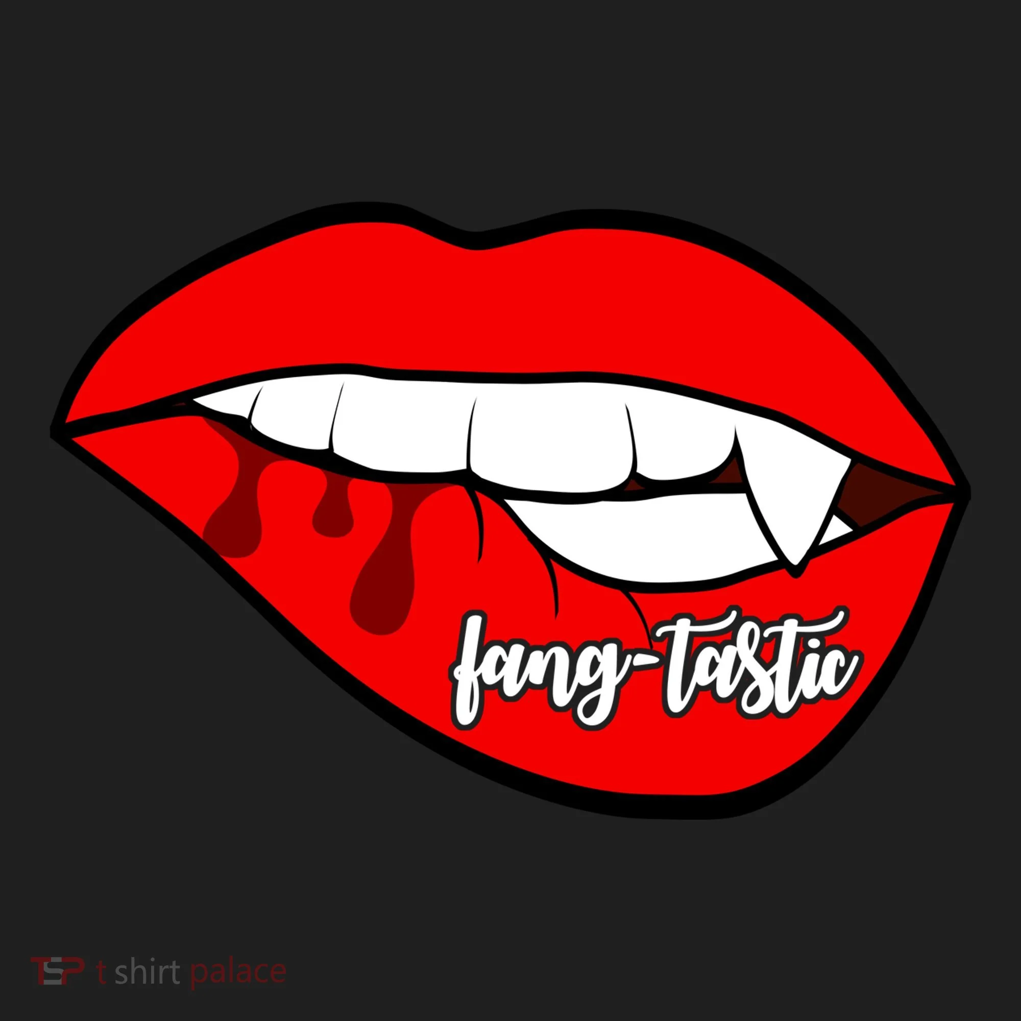 Fang Tastic Funny Vampire Lips Tumbler