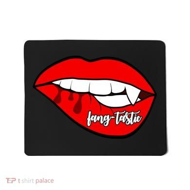 Fang Tastic Funny Vampire Lips Mousepad