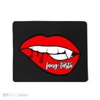 Fang Tastic Funny Vampire Lips Mousepad thumb 0