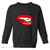 Fang Tastic Funny Vampire Lips Toddler Sweatshirt thumb 0