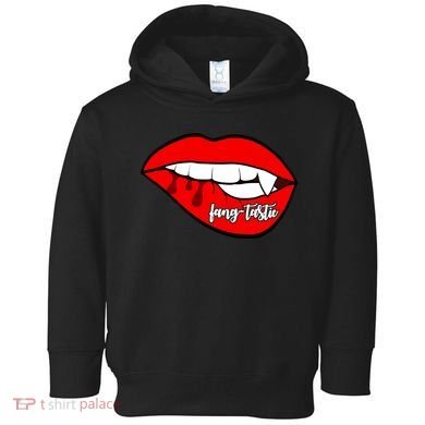 Fang Tastic Funny Vampire Lips Toddler Hoodie