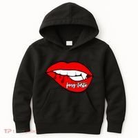 Fang Tastic Funny Vampire Lips Kids Hoodie thumb 0