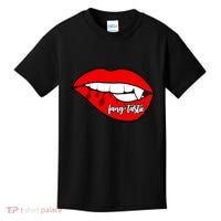 Fang Tastic Funny Vampire Lips Kids T-Shirt thumb 0