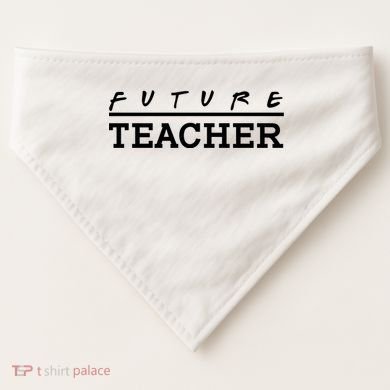 Future Teacher USA-Made Doggie Bandana
