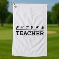 Future Teacher Golf Towel thumb 1