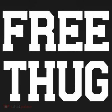 Free Thug Sweatshirt Cinch Pack Bag