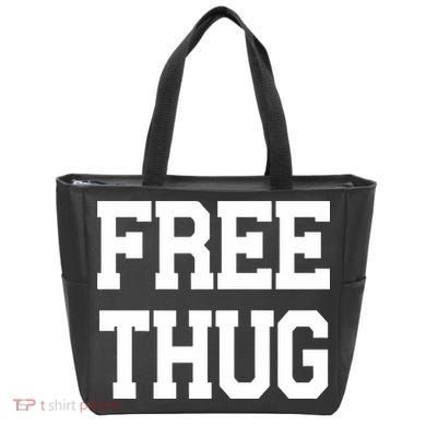 Free Thug Tote Bag