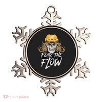 Fear The Flow Funny Hockey Hair Ornament thumb 0