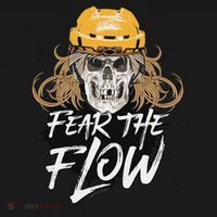 Fear The Flow Funny Hockey Hair Ornament thumb 1