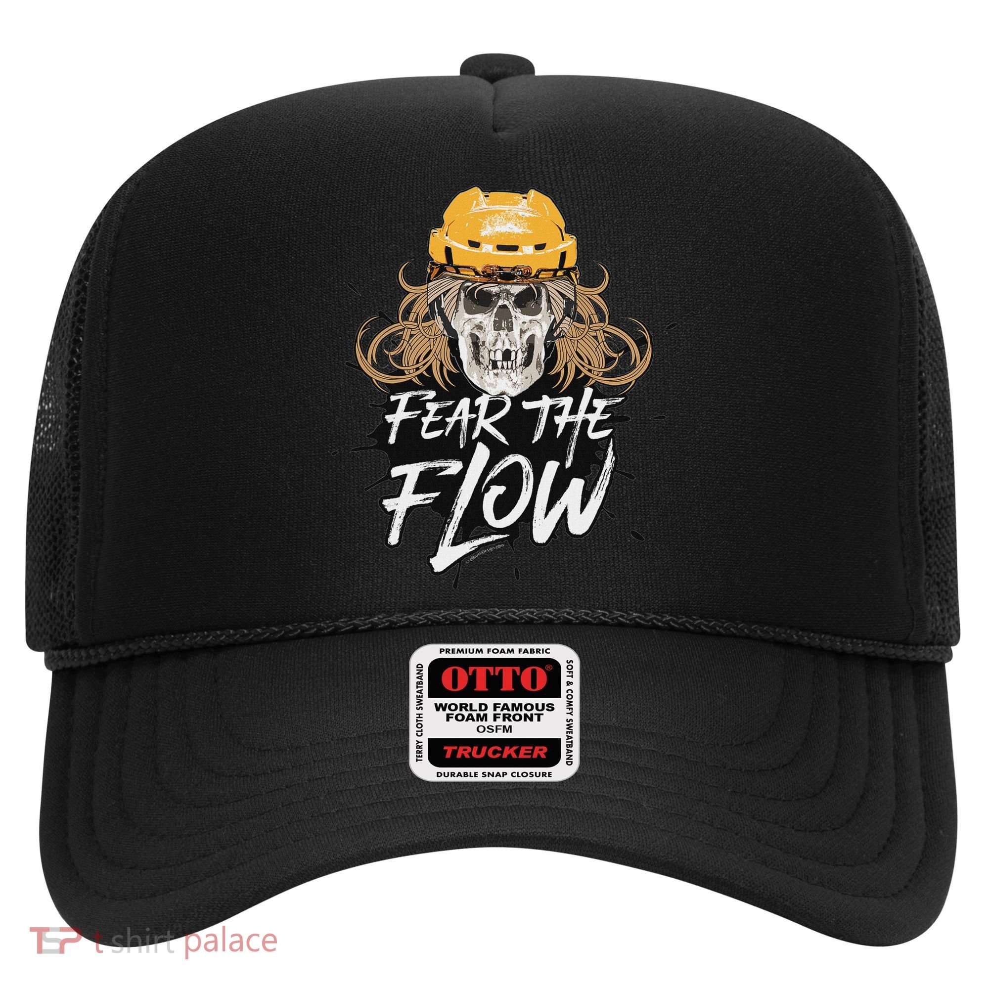 Fear The Flow Funny Hockey Hair Hat