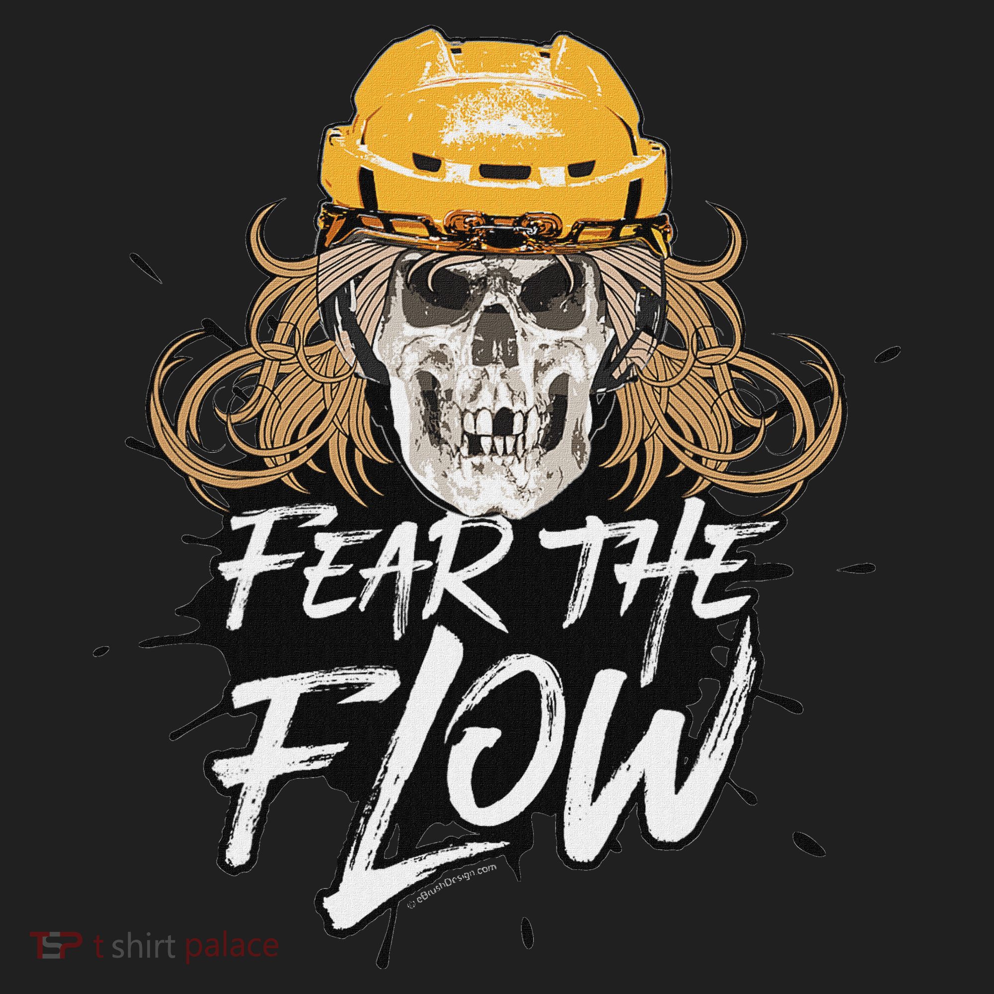 Fear The Flow Funny Hockey Hair Hat