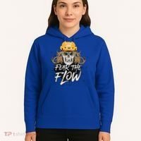 Fear The Flow Funny Hockey Hair Hoodie thumb 5
