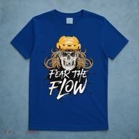 Fear The Flow Funny Hockey Hair T-Shirt thumb 5