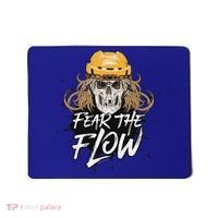 Fear The Flow Funny Hockey Hair Mousepad thumb 0