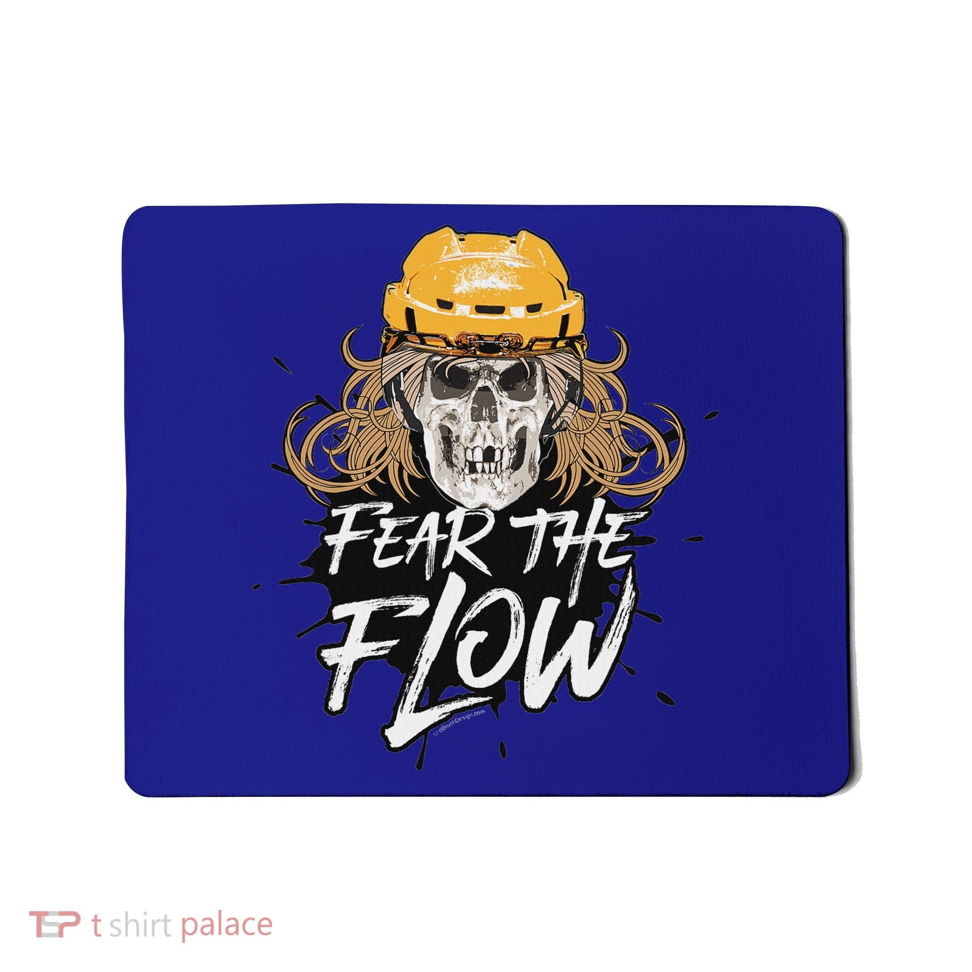 Fear The Flow Funny Hockey Hair Mousepad