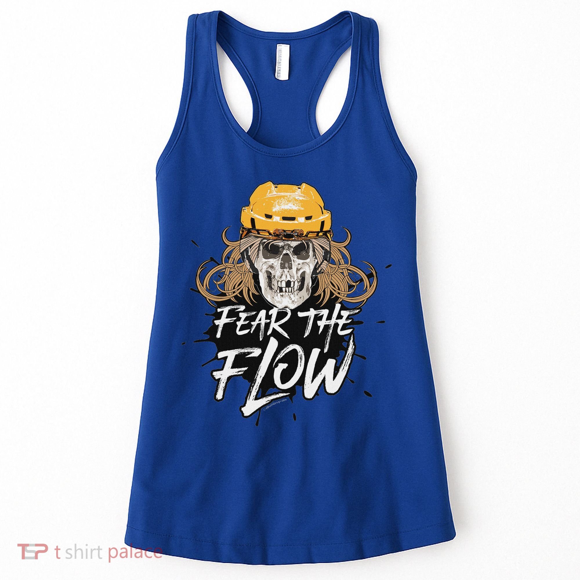 Fear The Flow Funny Hockey Hair Women's Tank Top
