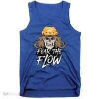 Fear The Flow Funny Hockey Hair Tank Top thumb 0