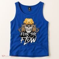 Fear The Flow Funny Hockey Hair Tank Top thumb 2