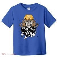 Fear The Flow Funny Hockey Hair Toddler T-Shirt thumb 0
