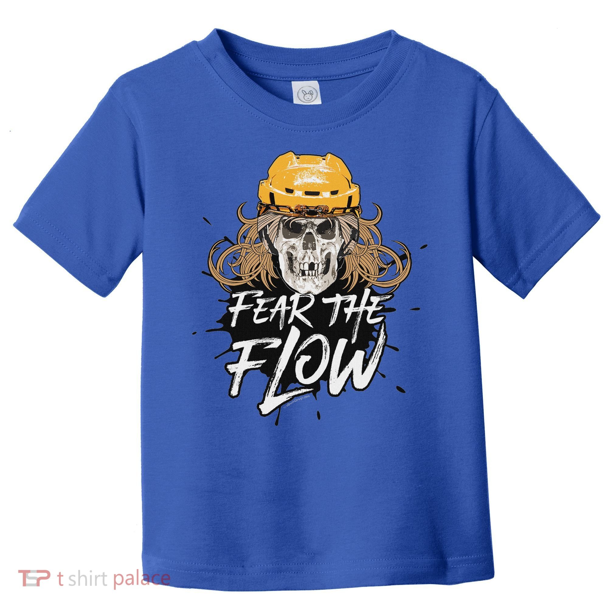 Fear The Flow Funny Hockey Hair Toddler T-Shirt