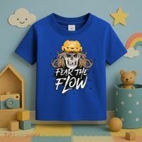 Fear The Flow Funny Hockey Hair Toddler T-Shirt thumb 3