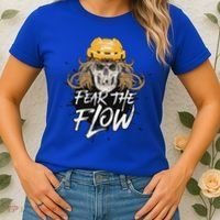 Fear The Flow Funny Hockey Hair Women's T-Shirt thumb 2