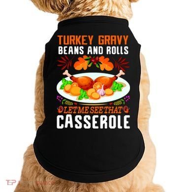 Funny Thanksgiving Food Doggie Tank