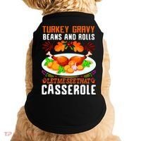 Funny Thanksgiving Food Doggie Tank thumb 0