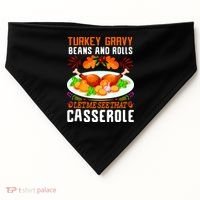 Funny Thanksgiving Food USA-Made Doggie Bandana thumb 0