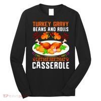 Funny Thanksgiving Food Long Sleeve Shirt thumb 0