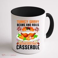 Funny Thanksgiving Food Coffee Mug thumb 1