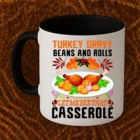 Funny Thanksgiving Food Coffee Mug thumb 2