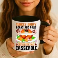 Funny Thanksgiving Food Coffee Mug thumb 3