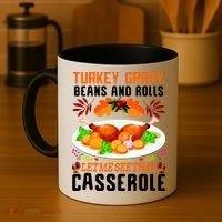 Funny Thanksgiving Food Coffee Mug thumb 4