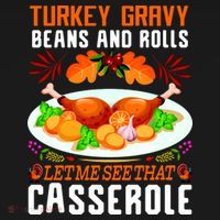 Funny Thanksgiving Food Pajama Set thumb 2