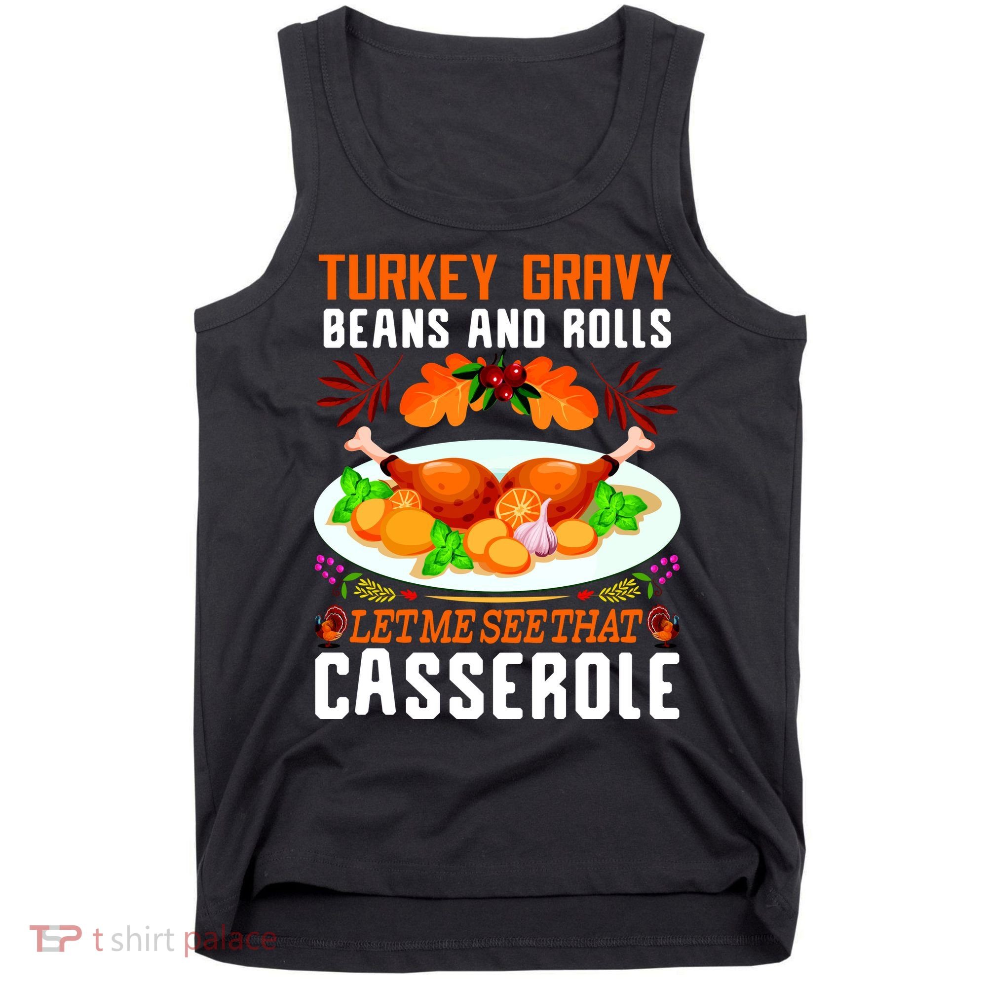 Funny Thanksgiving Food Tank Top