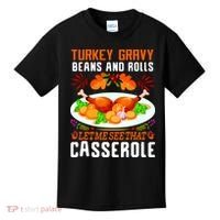 Funny Thanksgiving Food Kids T-Shirt thumb 0
