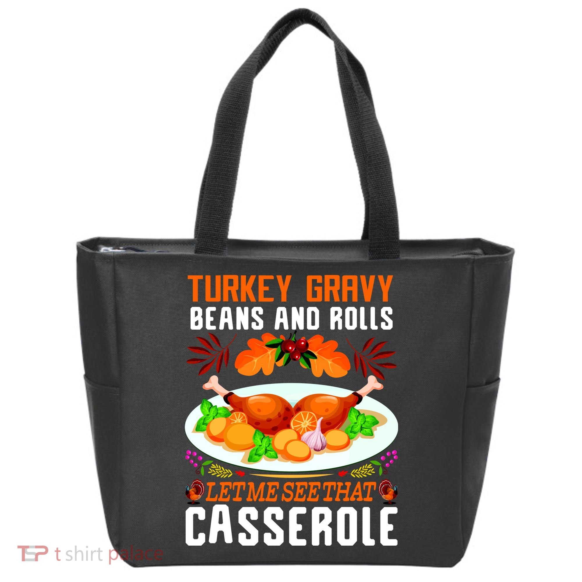 Funny Thanksgiving Food Tote Bag