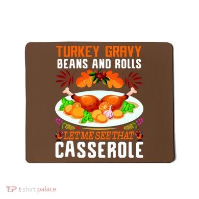 Funny Thanksgiving Food Mousepad