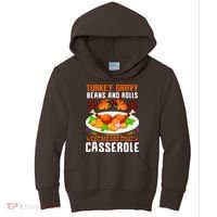 Funny Thanksgiving Food Kids Hoodie thumb 0