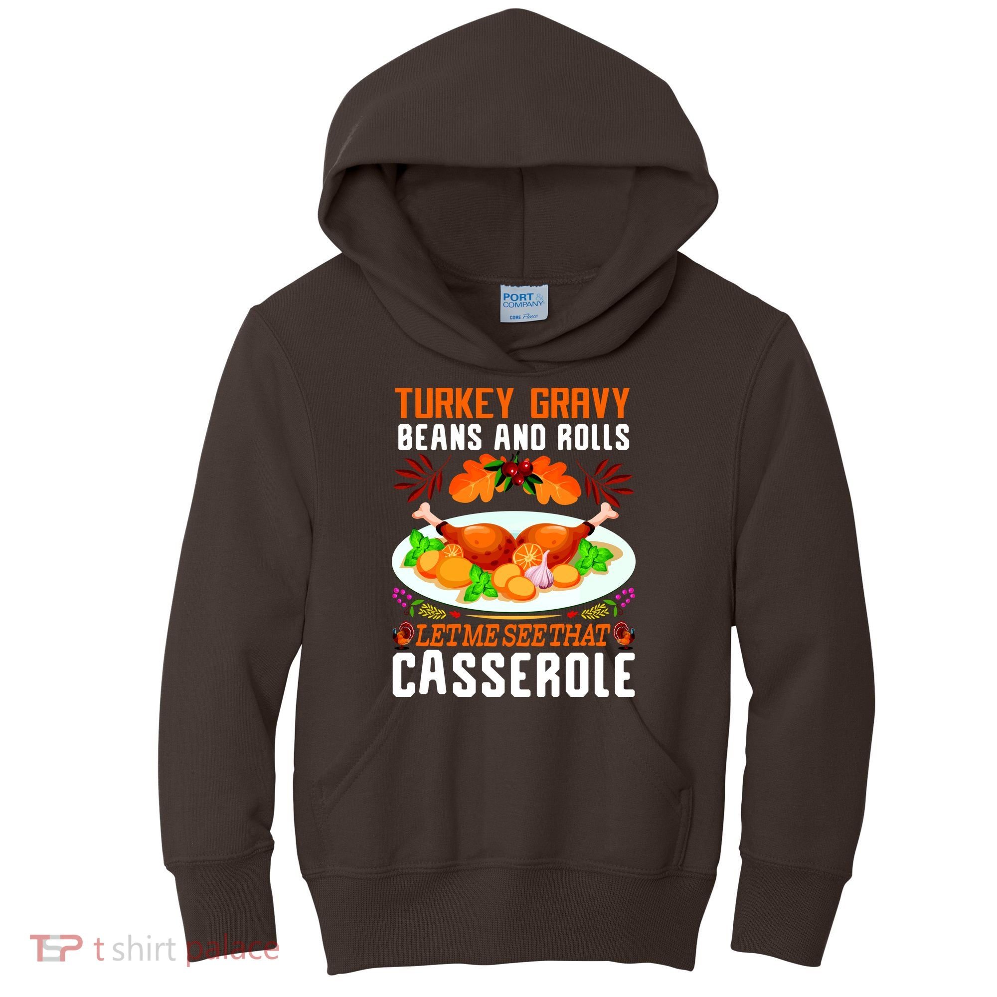 Funny Thanksgiving Food Kids Hoodie
