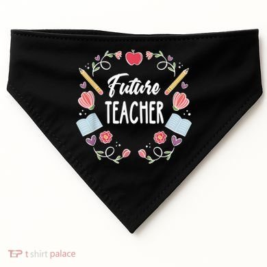 Future Teacher USA-Made Doggie Bandana