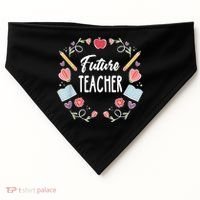 Future Teacher USA-Made Doggie Bandana thumb 0