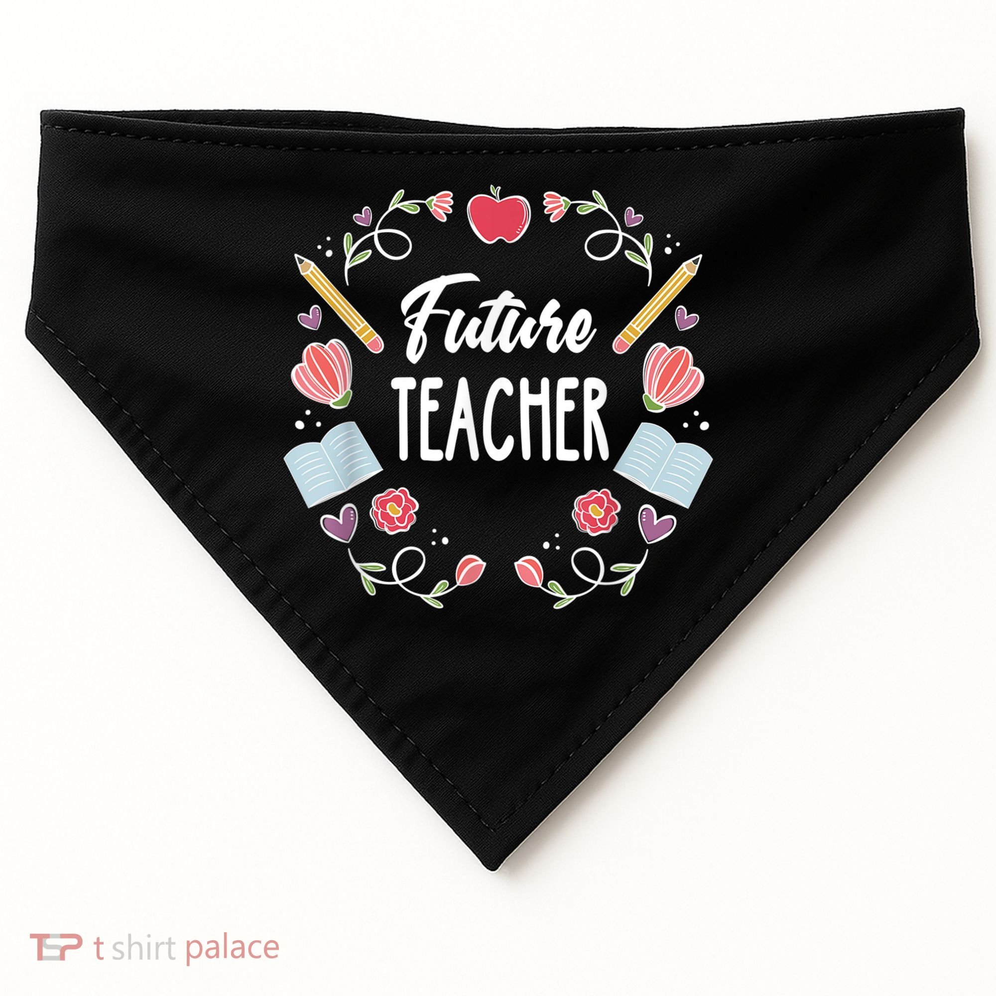 Future Teacher USA-Made Doggie Bandana